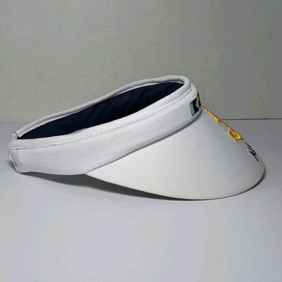 Vintage G.C.I. Exclusive Alaska White Clip On Visor Made n Hong Kong 100% Cotton - Picture 3 of 16